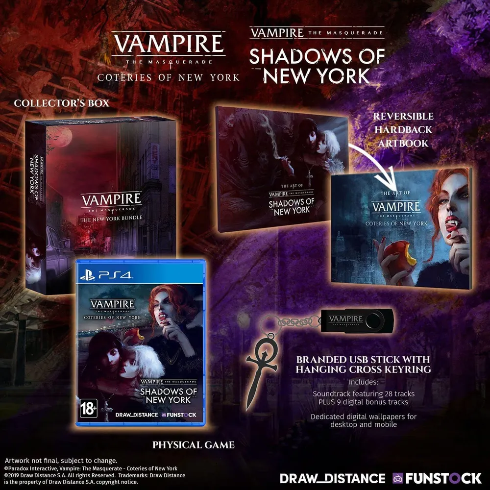 PS4 Vampire: The Masquerade - The New York Bundle (русские субтитры) купить  за 3 390 -